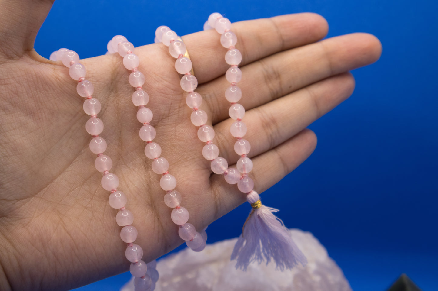 Rose Quartz Mala
