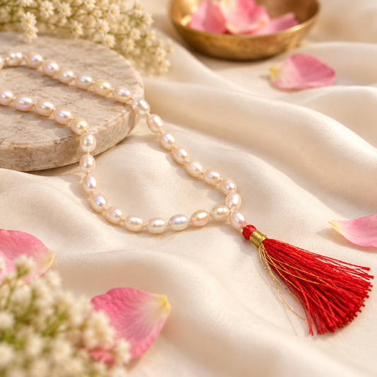 Raw Pearl Mala