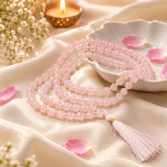 Rose Quartz Mala